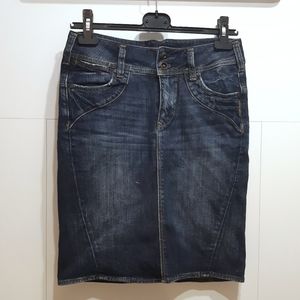 Sylver jeans roby denim skirt blue size 26